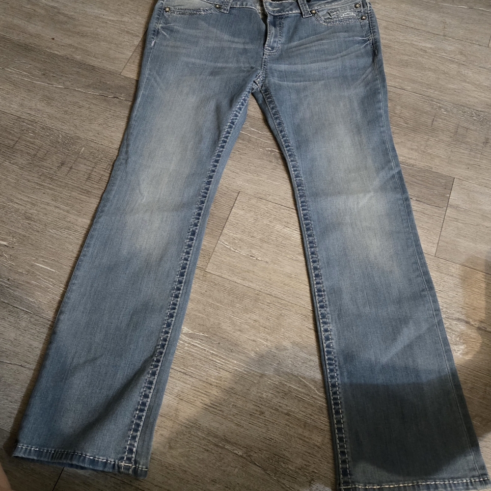 Harley-Davidson Light Blue Flare Jeans